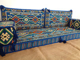 Arabische vloer zitbank rode set kussens Turkse Jalsa Arabische Majlis Rug Oosterse Home Decor Marokkaanse bank boho meubilair Kelim Cover