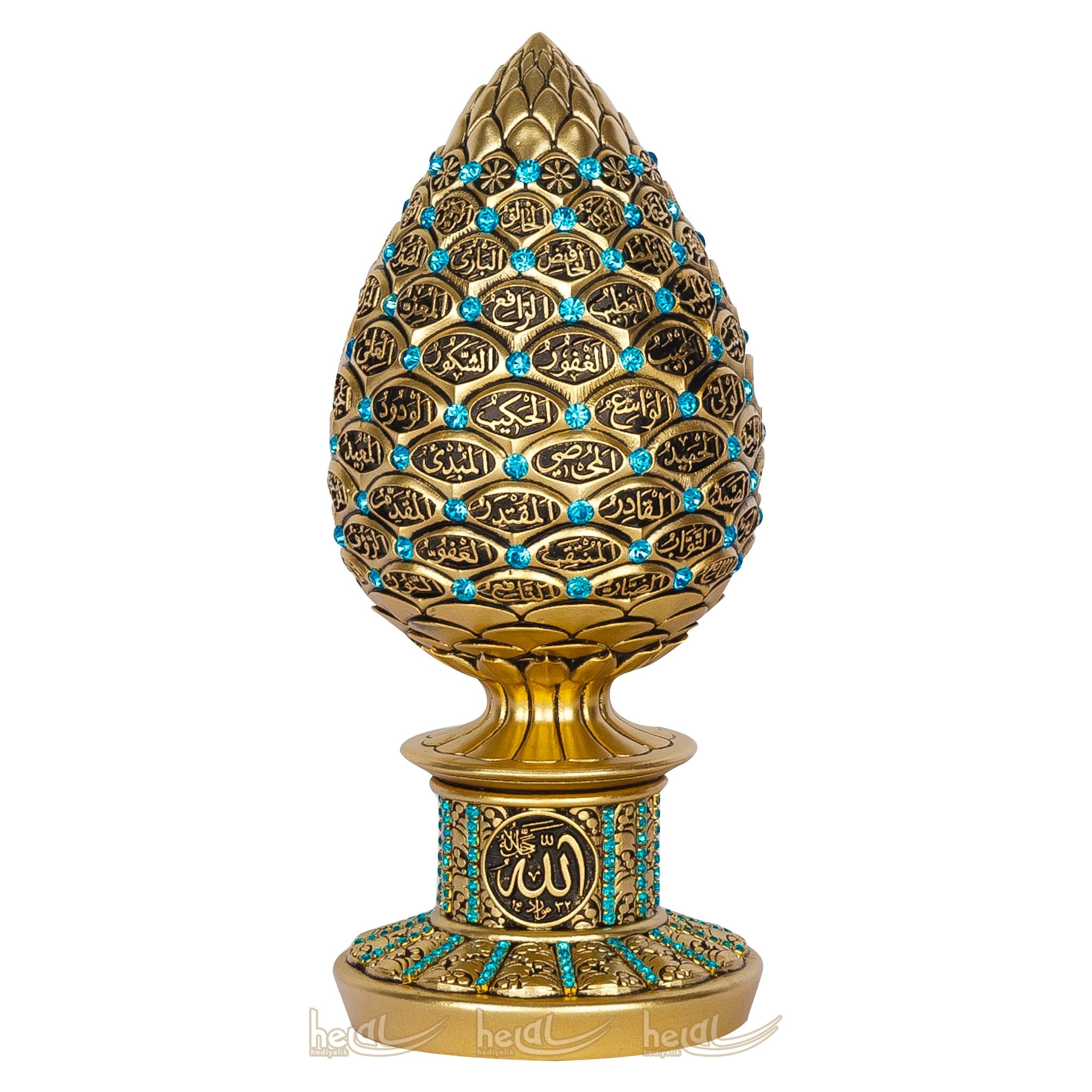 Ramadan Islamic Gift Trinket Ayatul Kursi Knickknack Muslim Arabic Home Decorations Eid Decor Allah Quran Verse Crystal