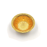 Golden Plated Fruit Plate Candy Cupcake Serving Tray Round Cupcake Dessert Display Plate Serving Tray