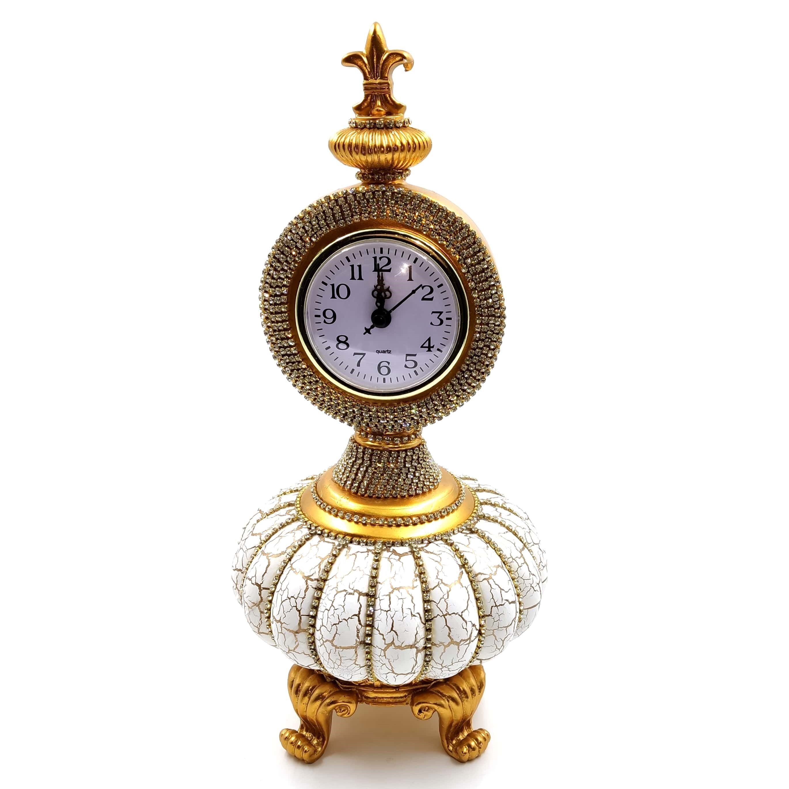 Islamic Frames , Desk Clock, Table Clocks, Decor, Objects, Crystal Silver, Arabic, business Gifts, Muslim Wedding, Tulip