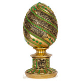 Ramadan Islamic Gift Trinket Ayatul Kursi Knickknack Muslim Arabic Home Decorations Eid Decor Allah Quran Verse Crystal Egg