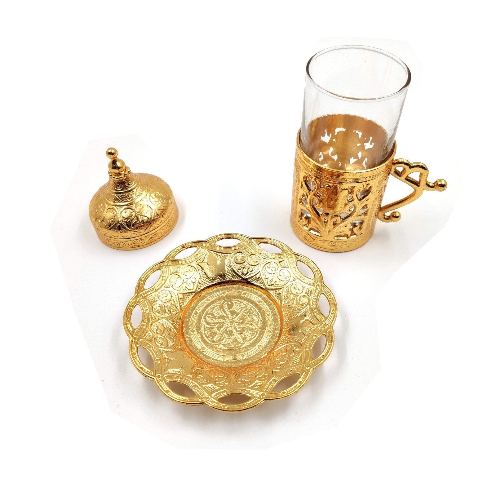 Authentic  Tea Water Sherbet Serving Cup Glass