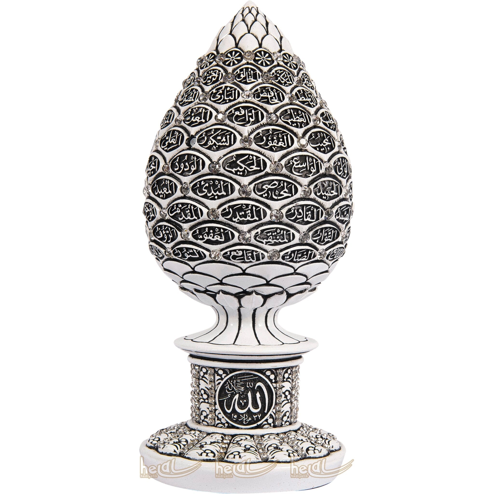 Ramadan Islamic Gift Trinket Ayatul Kursi Knickknack Muslim Arabic Home Decorations Eid Decor Allah Quran Verse Crystal