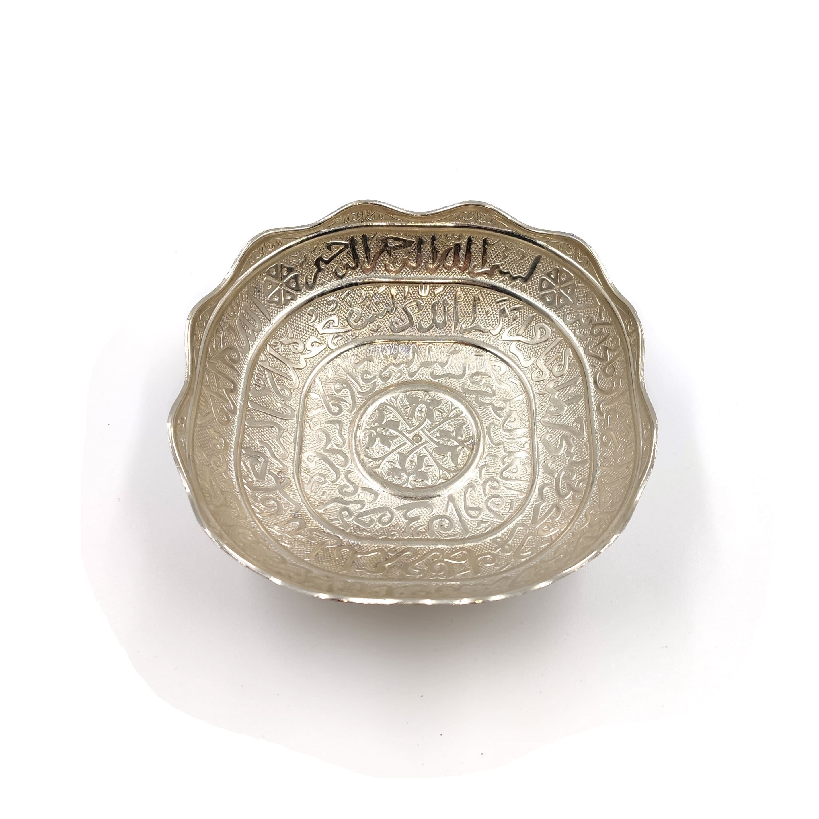 Silver Plated Fruit Plate Candy Cupcake Serving Tray Round Cupcake Holder Dessert Display Plate Serving Tray