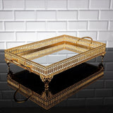 Service Tray Hurrem Style Plate Cake Bell Jar Glass Cookie Macaron Sweet Dessert Serving Tray