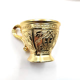 Drinking of Zamzam Set Silver Marbled Plated Tray Cups Islamic eid al adha gift