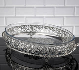 Service Tray Hurrem Style Plate Cake Bell Jar Glass Cookie Macaron Sweet Dessert Serving Tray