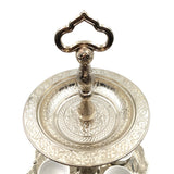 Turkish Silver Plated Coffee Set Mırra, arabic Coffee Serving Cups Set Two Tier Cake Stand Afternoon Tea Wedding Plates Party