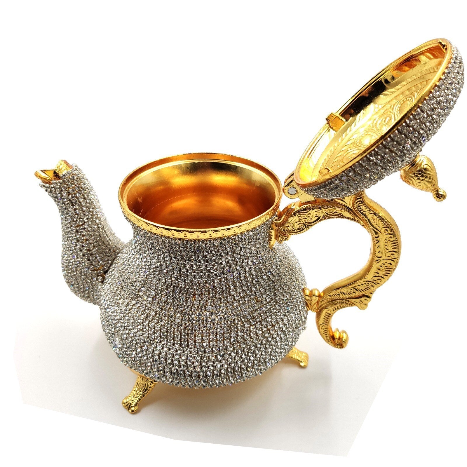 Turkish Teapots Arabic Tea Pot -1500 ml- Handmade Tea Coffee Kettle Boiler Home Decor