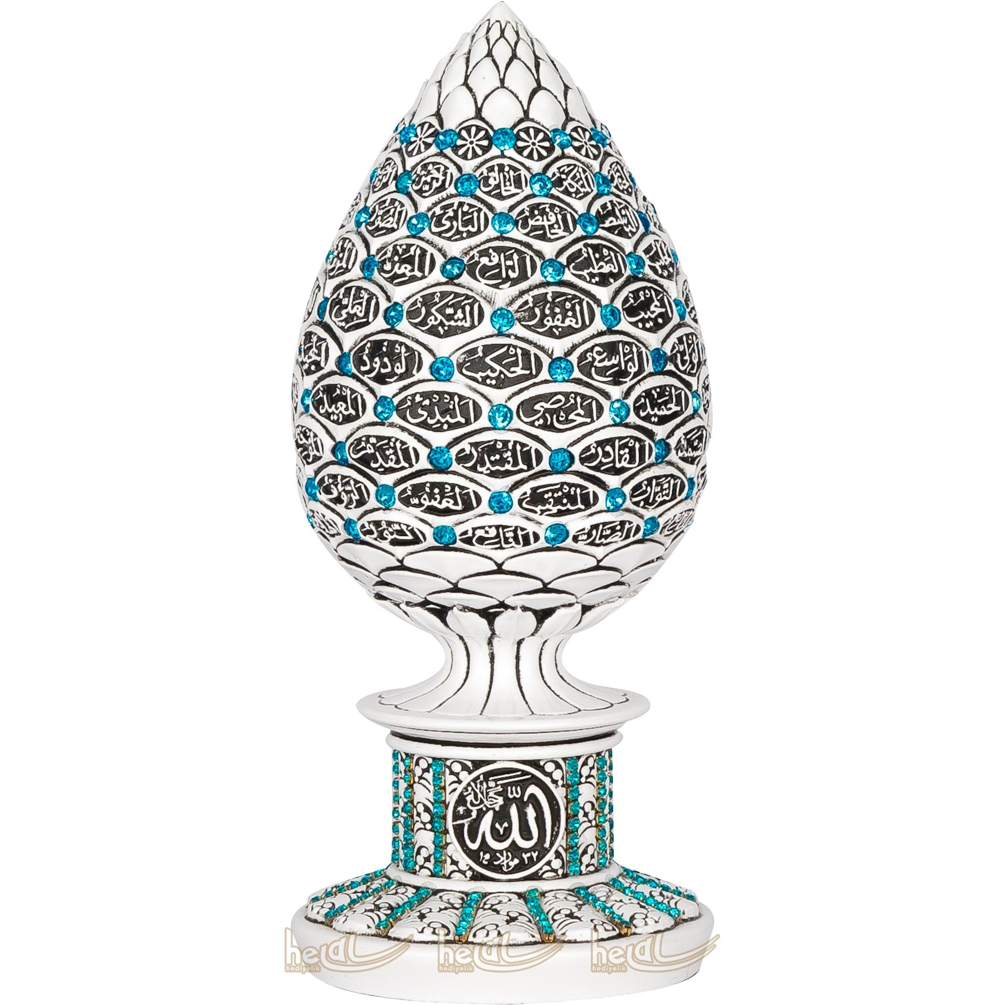 Ramadan Islamic Gift Trinket Ayatul Kursi Knickknack Muslim Arabic Home Decorations Eid Decor Allah Quran Verse Crystal