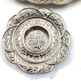 Set of 6 Swarovski Turkish Coffee Tea Cups Set Arabic Coffee Set Handmade Tea Cups Set Set in Espresso Copper Coffee set