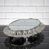 Service Tray Hurrem Style Plate Cake Bell Jar Glass Cookie Macaron Sweet Dessert Serving Tray