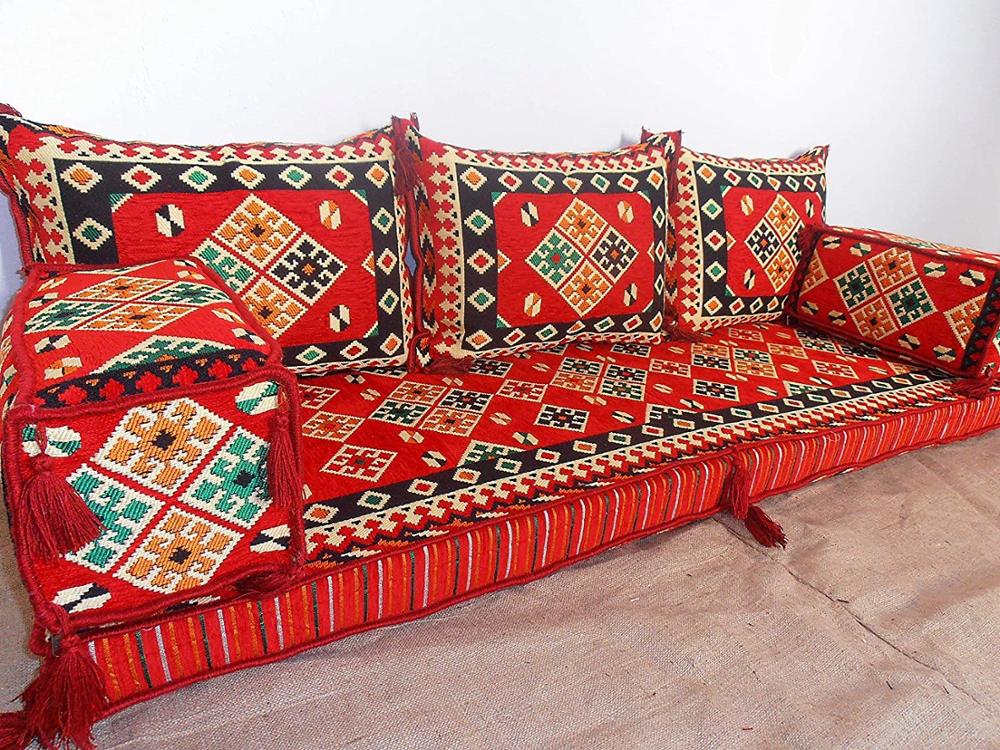 Hookah Lounge Arabic Floor Seating Pillowcase Cushion Arabic Floor Sofa Arabic Majlis Couches Floor Sofa Floor Seating