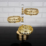 Service Tray Plate Rhinestones 2 Floor Cookie Macaron Sweet Dessert Serving Tray