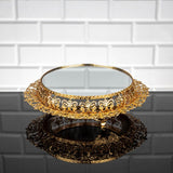 Service Tray Hurrem Style Plate Cake Bell Jar Glass Cookie Macaron Sweet Dessert Serving Tray