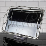 Service Tray Hurrem Style Plate Cake Bell Jar Glass Cookie Macaron Sweet Dessert Serving Tray