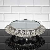 Service Tray Hurrem Style Plate Cake Bell Jar Glass Cookie Macaron Sweet Dessert Serving Tray