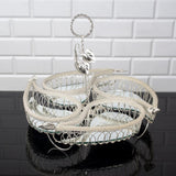 Service Tray Hurrem Style Plate Cake Bell Jar Glass Cookie Macaron Sweet Dessert Serving Tray