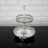 Service Tray Plate Rhinestones 2 Floor Cookie Macaron Sweet Dessert Serving Tray