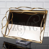 Service Tray Hurrem Style Plate Cake Bell Jar Glass Cookie Macaron Sweet Dessert Serving Tray