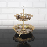 Service Tray Plate Rhinestones 2 Floor Cookie Macaron Sweet Dessert Serving Tray