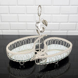 Service Tray Hurrem Style Plate Cake Bell Jar Glass Cookie Macaron Sweet Dessert Serving Tray