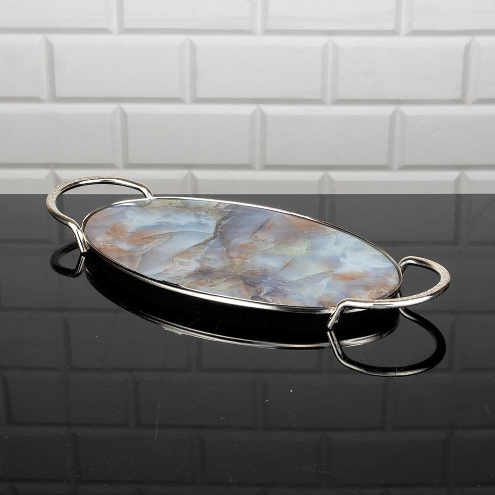 Service Tray Hurrem Style Plate Cake Bell Jar Glass Cookie Macaron Sweet Dessert Serving Tray