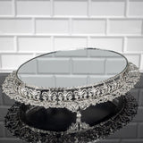 Service Tray Hurrem Style Plate Cake Bell Jar Glass Cookie Macaron Sweet Dessert Serving Tray