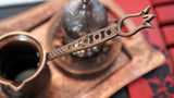 Handmade Clover Design Turkish Coffee Espresso Serving Set for 2