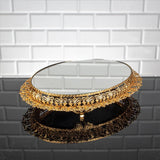 Service Tray Hurrem Style Plate Cake Bell Jar Glass Cookie Macaron Sweet Dessert Serving Tray