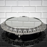 Service Tray Hurrem Style Plate Cake Bell Jar Glass Cookie Macaron Sweet Dessert Serving Tray