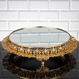 Service Tray Hurrem Style Plate Cake Bell Jar Glass Cookie Macaron Sweet Dessert Serving Tray